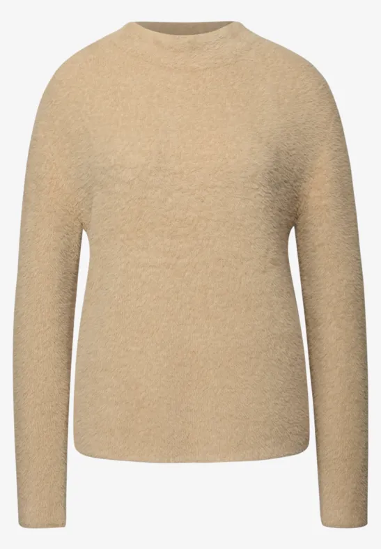 Federgarn Pullover sanded beige