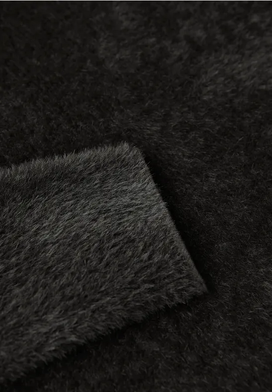 Federgarn Pullover darkest brown