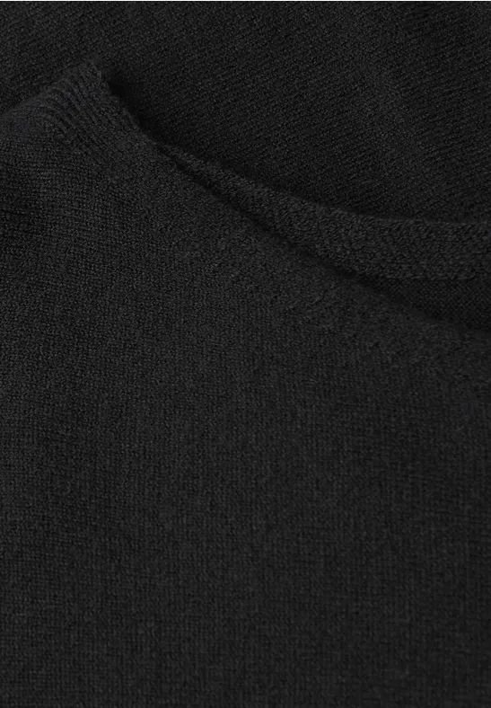 Basic Dolman Pullover Black