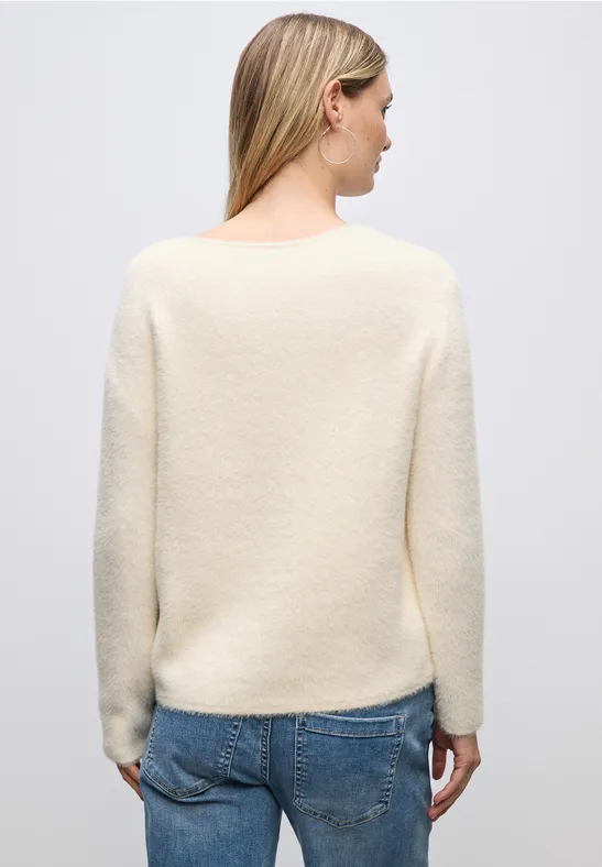 Federgarn Pullover soft beige