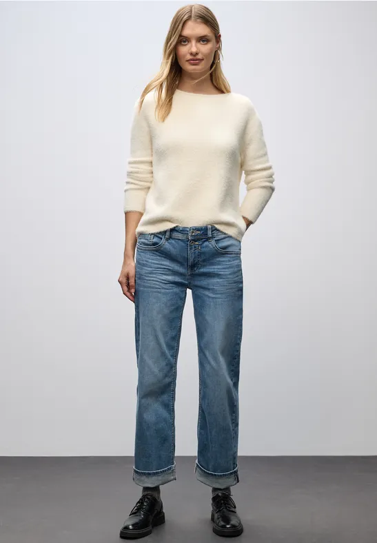 Federgarn Pullover soft beige