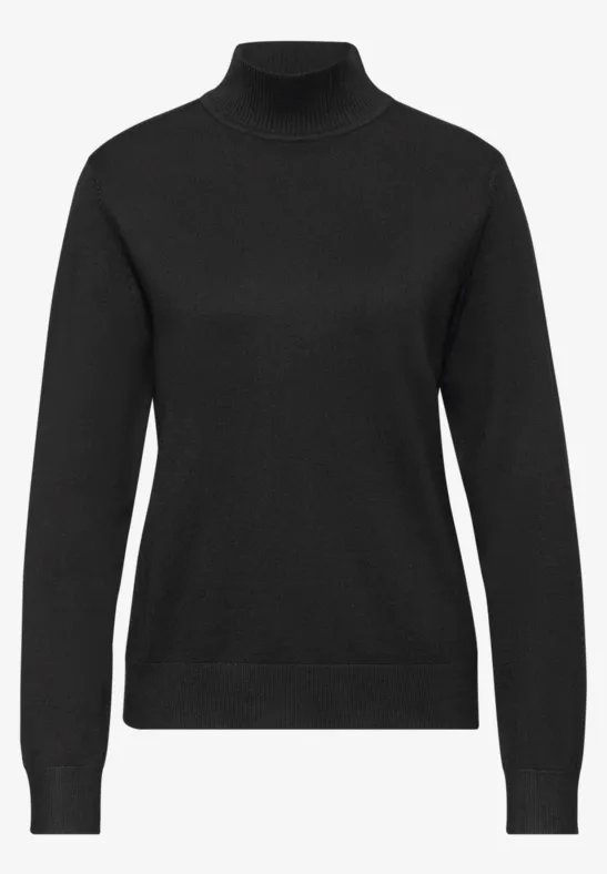 Turtleneck Pullover Black