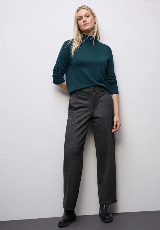 Turtleneck Pullover tide blue