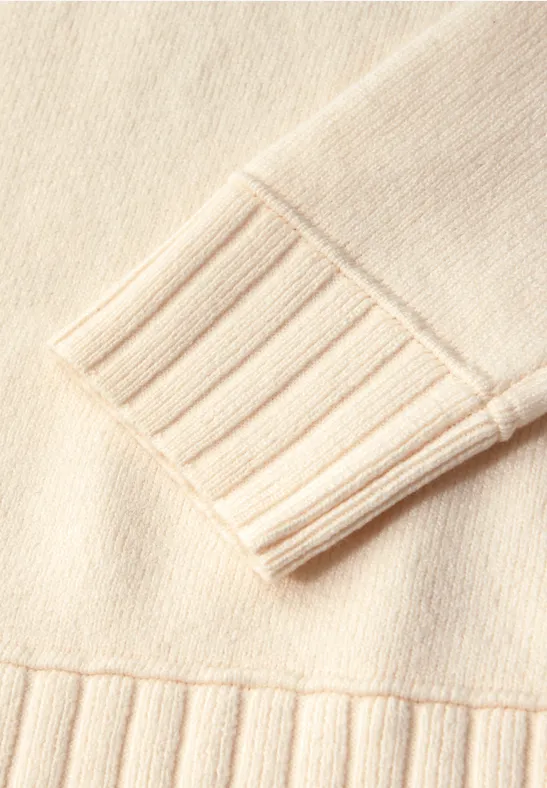 Basic Pullover soft beige