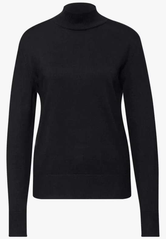 Pullover mit Turtleneck Black