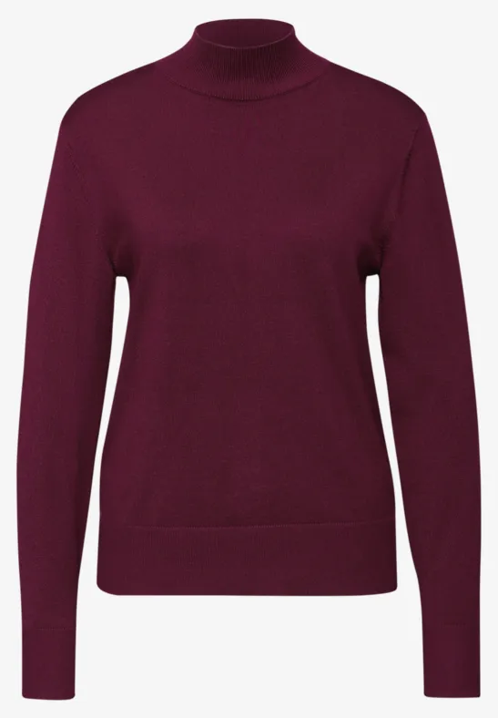Pullover mit Turtleneck noble red