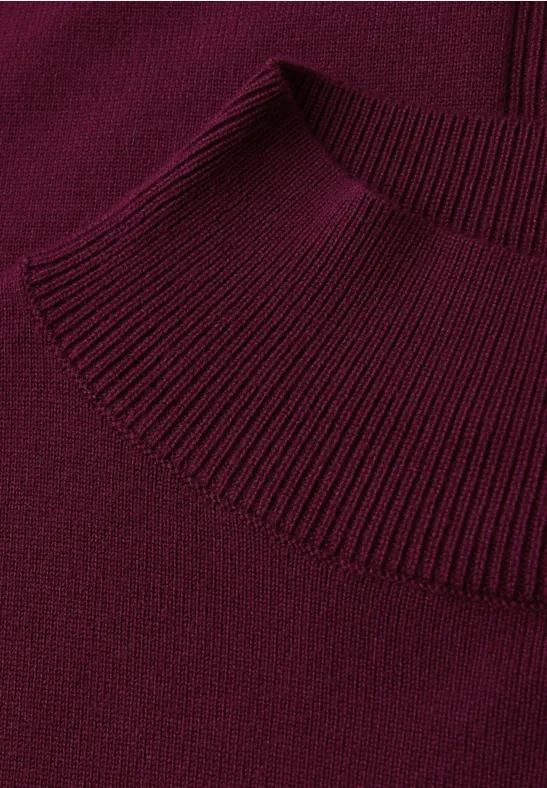 Pullover mit Turtleneck noble red