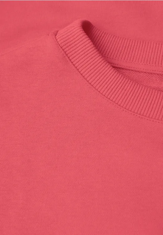 Sweater met ronde hals almond coral