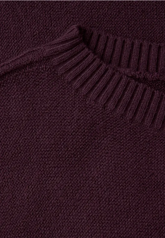 Cosy Dolman Pullover Jazz Berry