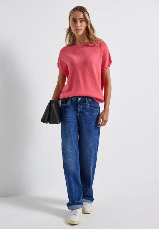 Sweat sans manches Cozy almond coral