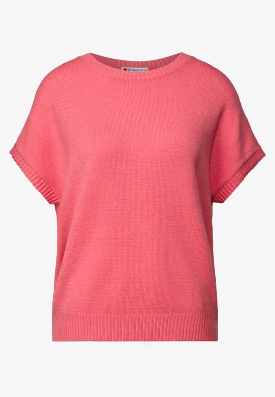 Sweat sans manches Cozy almond coral