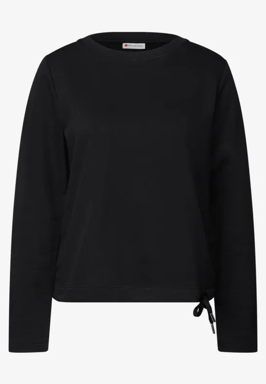 Rundhals Sweatshirt Black