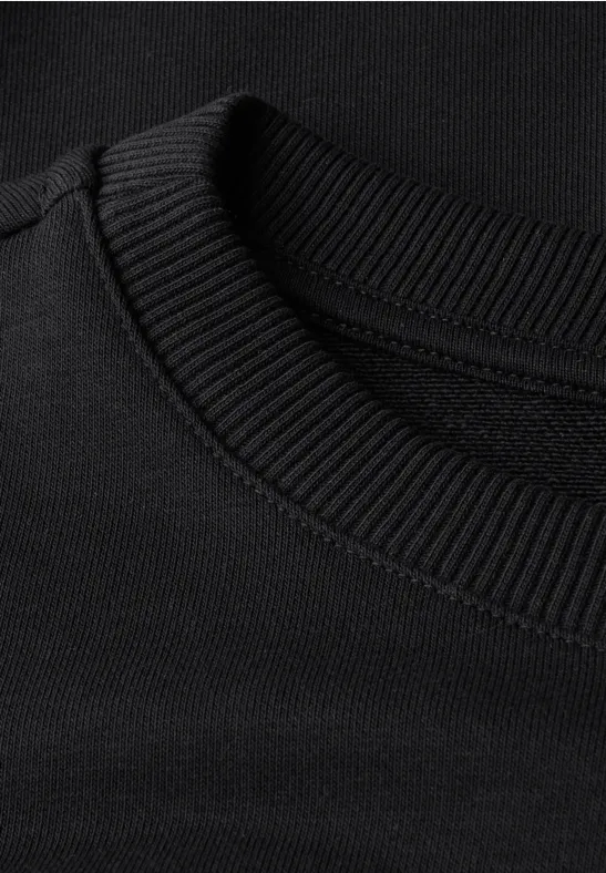 Rundhals Sweatshirt Black