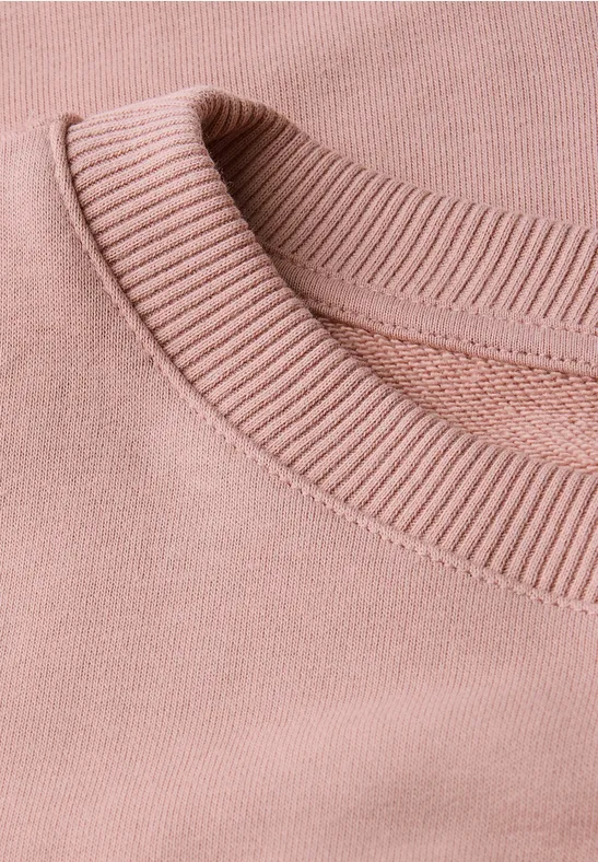 Rundhals Sweatshirt faded rose