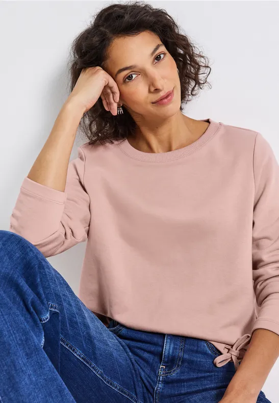 Rundhals Sweatshirt faded rose