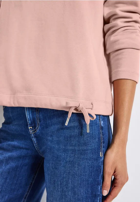 Rundhals Sweatshirt faded rose