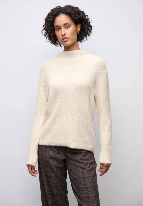 Federgarn Pullover soft beige