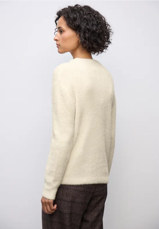 Federgarn Pullover soft beige