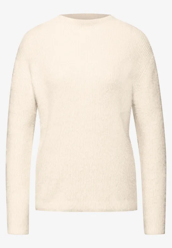 Federgarn Pullover soft beige