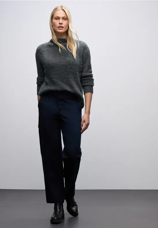Federgarn Pullover gravel grey
