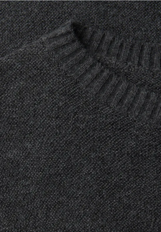 Langarmpullover gravel grey mel.