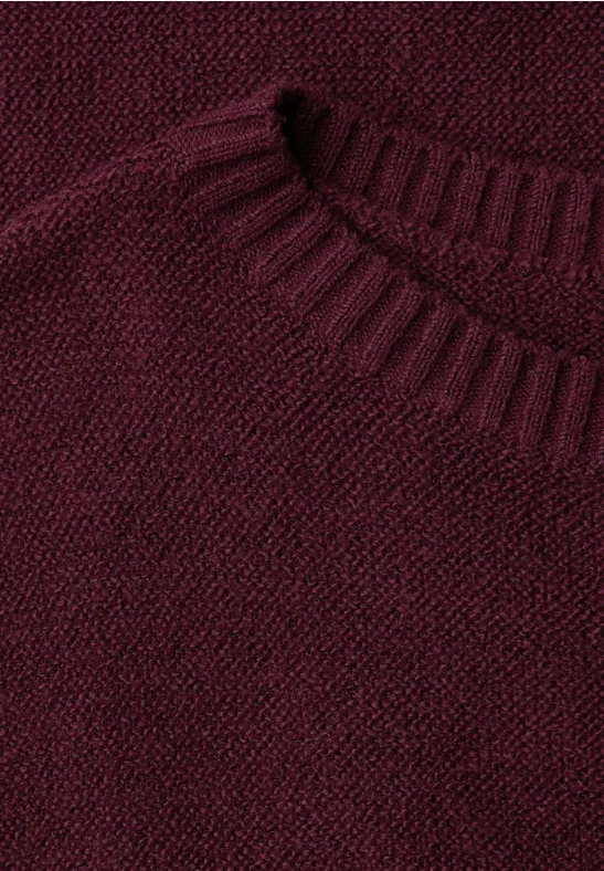 Langarmpullover wildberry red