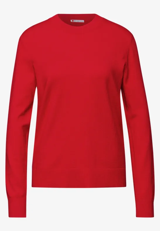 Kuscheliger Pullover racing red