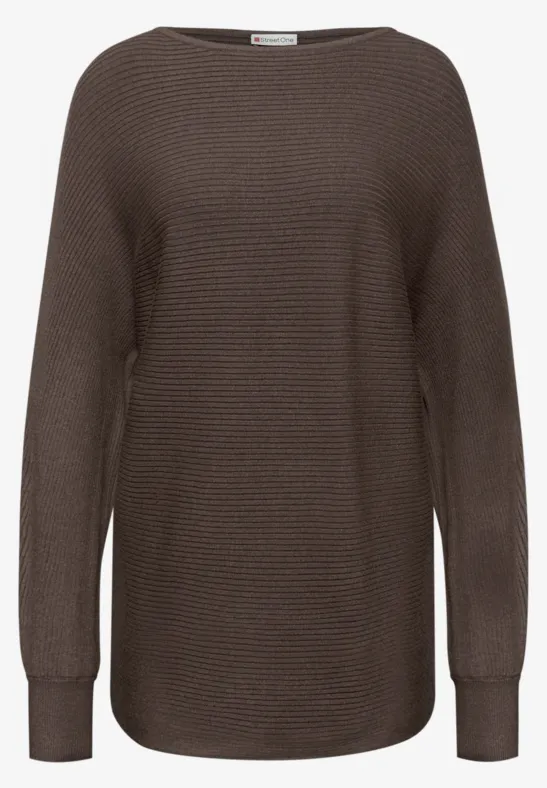 Pull-over Dolman dark nomad brown mel.