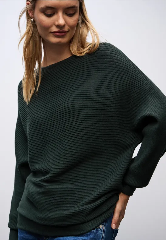 Pull-over Dolman evernight green