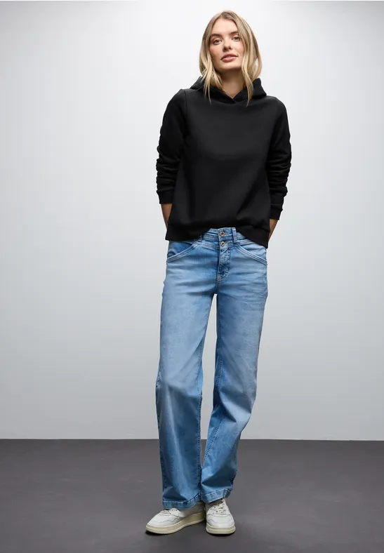 Sweatshirt mit Kapuze Black