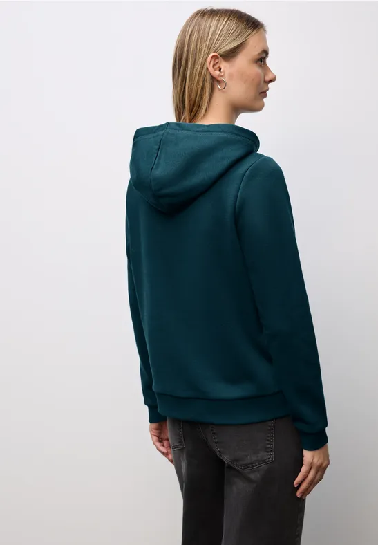 Sweat-shirt avec capuche tide blue