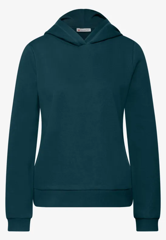 Sweat-shirt avec capuche tide blue