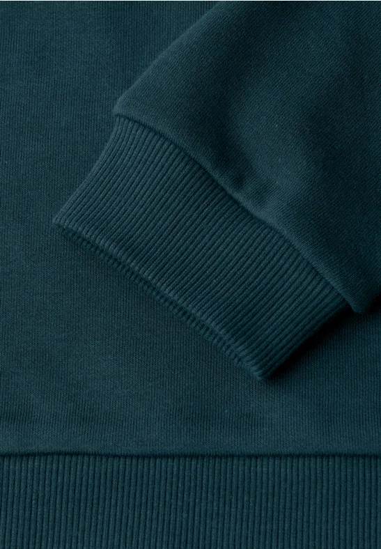 Sweat-shirt avec capuche tide blue