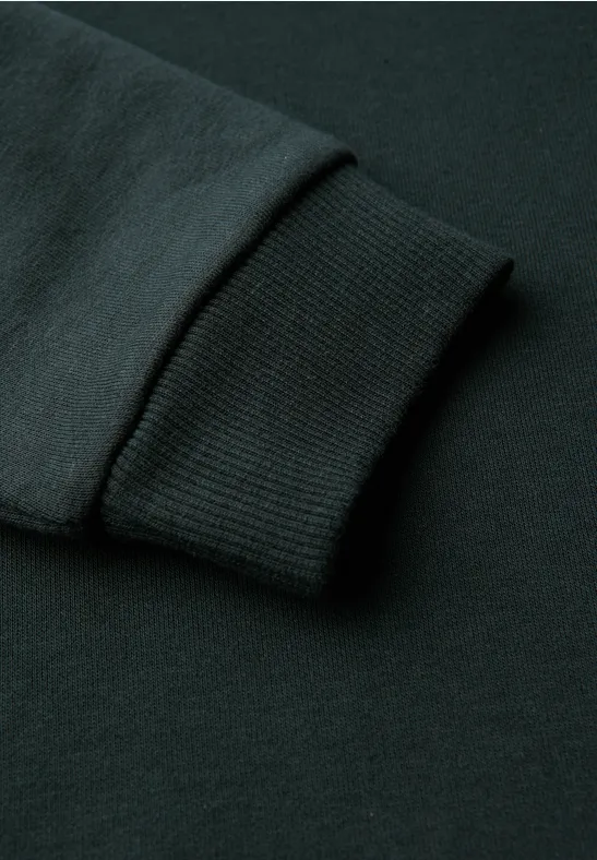 Sweat-shirt avec capuche evernight green