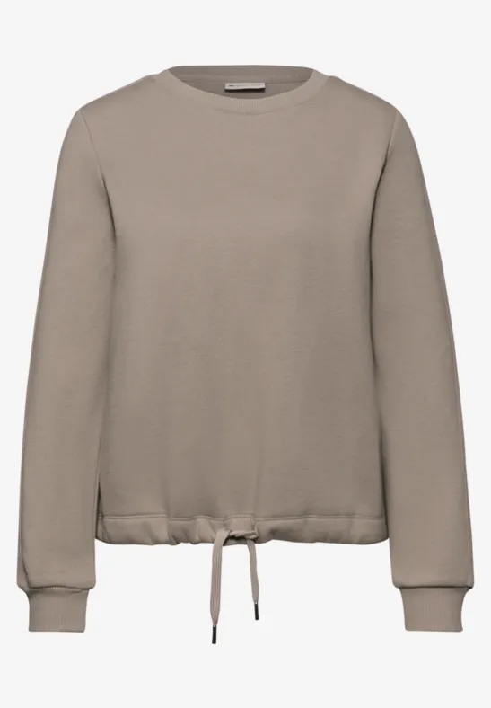 Sweater met geribd detail null