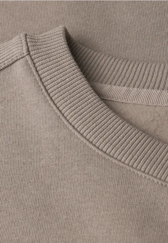 Sweater met geribd detail null