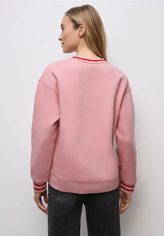 Sweater met Loose Fit print null