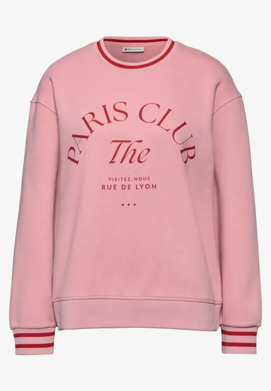Sweater met Loose Fit print null
