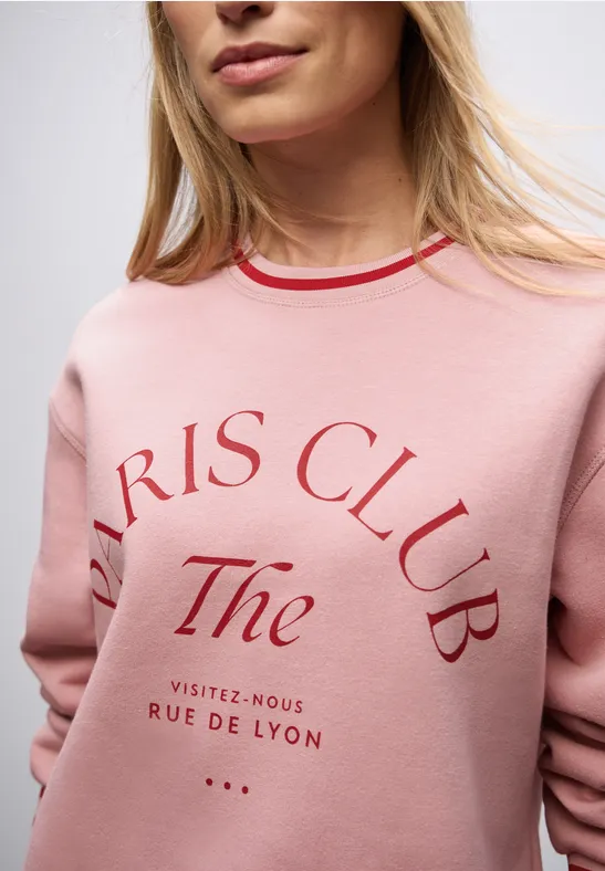Sweater met Loose Fit print null