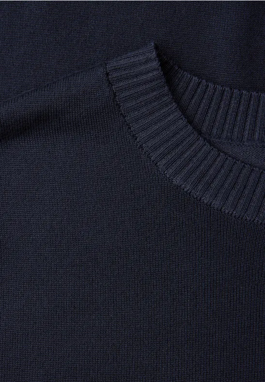 Basic Pullover deep blue