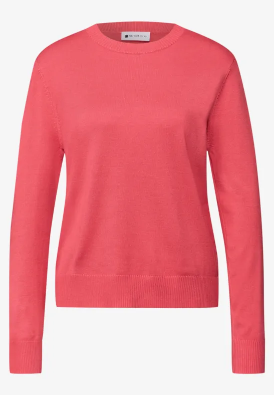 Basic Pullover striking coral