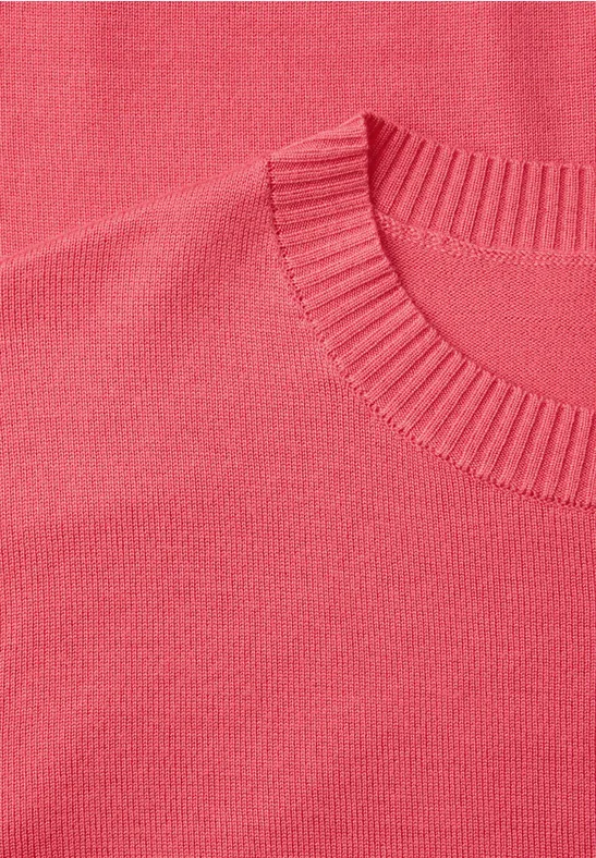 Basic Pullover striking coral