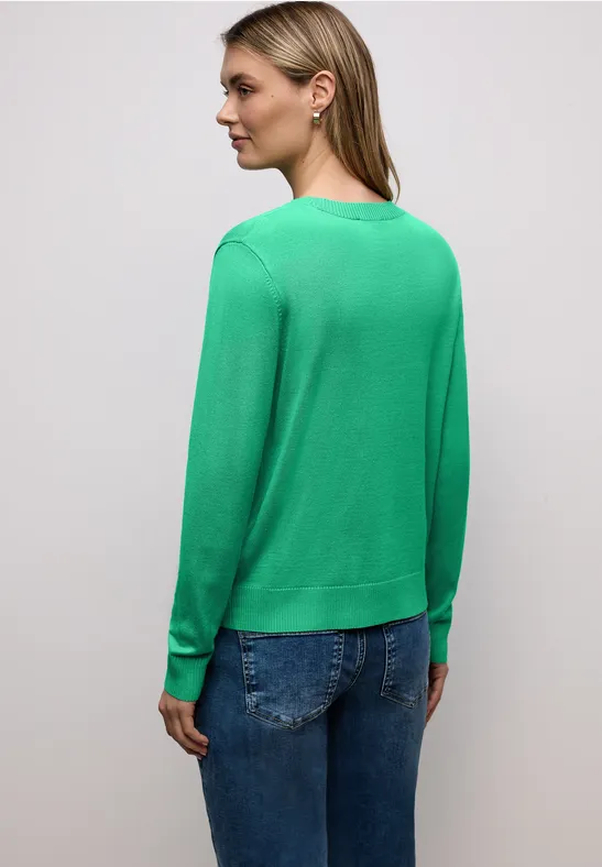 Basic Pullover arcadia green