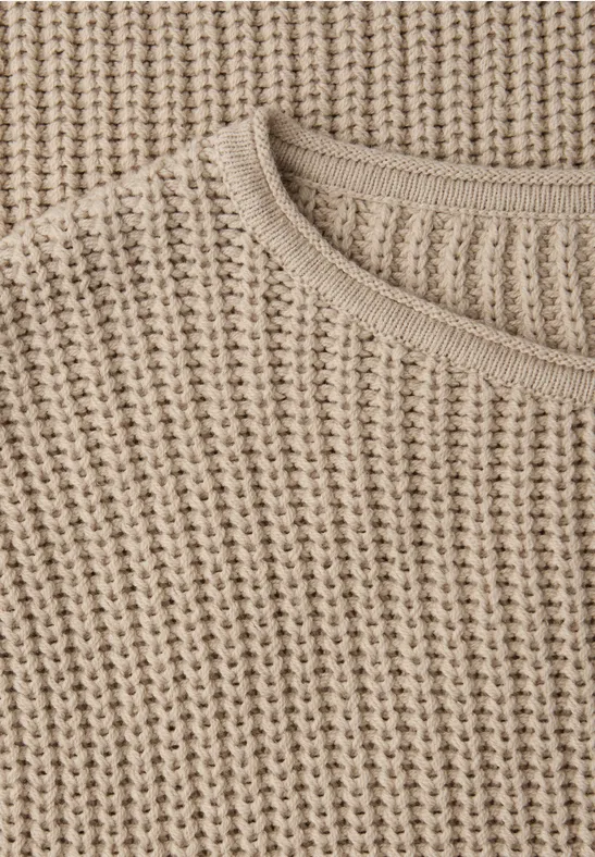 Pullunder in Unifarbe cotton beige