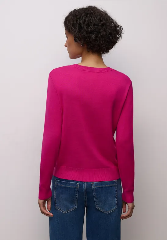 Basic Pullover magenta dream