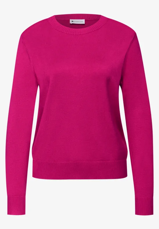 Basic Pullover magenta dream