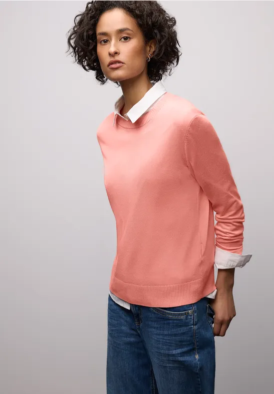 Basic Pullover light apricot