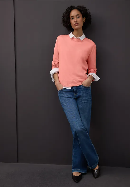 Basic Pullover light apricot