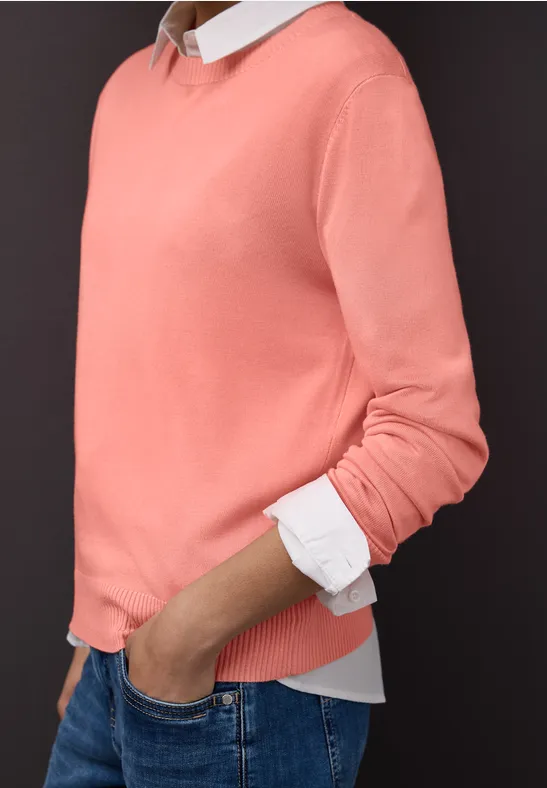 Basic Pullover light apricot