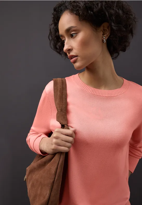 Basic Pullover light apricot